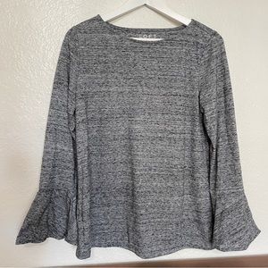 Loft Long Bell Sleeve Shirt Medium